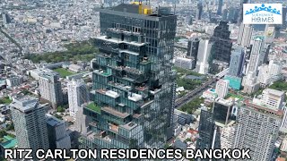 Living Large at the Tallest Luxury Building in Bangkok The Ritz Carlton Residences 105800000 THB [upl. by Yral821]