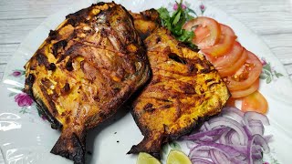 Tandoori Pomfret Recipe  The Best Tandoori Pomfret In OTG  How To Make Tandoori Fish at home [upl. by Bradman]