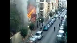 Incendio en Badalona explosión de gas Grabado desde Samsung NOTICIA IMPACTANTE [upl. by Gino298]