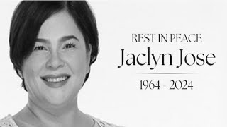 JACKLYN JOSE PUMANAW NA SA EDAD NA 59 Biglaan lang habang sila ay nasa oyola Grand Villas sa QC [upl. by Nidak]