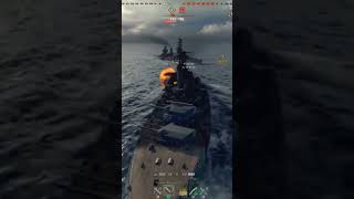 RammManöver worldofwarships rammen bismarck tirpitz wow kamikatze [upl. by Gerfen880]