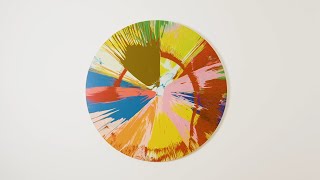 Damien Hirsts Seminal Spot amp Spin Paintings [upl. by Iretak]