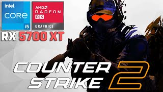 CounterStrike 2  I5 10400F  RX 5700 XT [upl. by Imoian]