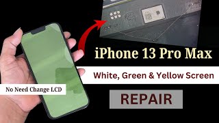 iPhone 13 pro max green screen problem fix iphone 13 white screen problem FIXiphone green screen [upl. by Adlev]