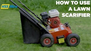 How to use a Lawn Scarifier [upl. by Bourn]