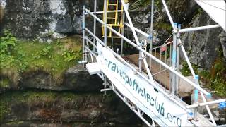 Craven Pothole Club Gaping Gill Winch Meet Camp Setup August 14th 2018 HD Full Screen [upl. by Annaed]