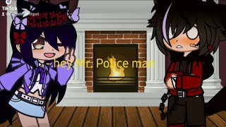 hey Mr Policeman😳💜  Aphmau  Gachaclub  gachaclub meme  trend [upl. by Miarhpe]