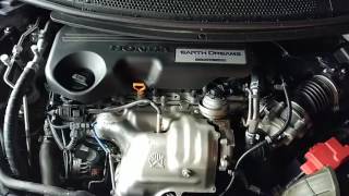 Honda Civic Tourer 16 idtec engine sound [upl. by Bergeman]