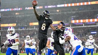 Lamar Jacksons best plays from 3TD game vs Bills  Week 4 [upl. by Zelle]