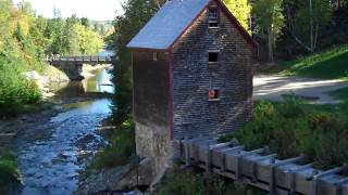 Water Powered Sawmill and Gristmill at Kings Landing [upl. by Haakon529]