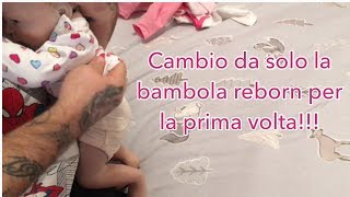 CAMBIO PER LA PRIMA VOLTA LA BAMBOLA REBORN HOPE VIDEO ROLPLAY [upl. by Sidran731]