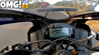 Yamaha R15 V4 Top Speed Top End Test [upl. by Niu184]