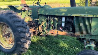 Abandoned Fixing up a cheap 4020 John Deere [upl. by Nosdivad]