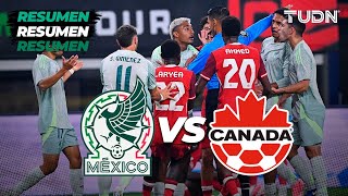 HIGHLIGHTS  México vs Canadá  Amistoso Internacional  TUDN [upl. by Ytitsahc132]