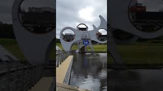 Falkirk wheel Scotland boat lift timelapse [upl. by Enetsirhc175]