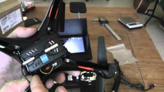 Syma X5 58G FPV kit Unboxing analysis and demo flight Courtesy Banggood [upl. by Onitrof789]