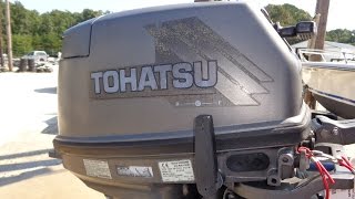 6M4931 Used 1999 Tohatsu M18E25 18HP 2Stroke Outboard Boat Motor 15quot Shaft [upl. by Eeltrebor]