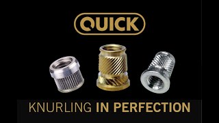 Introduction QUICK knurling tools [upl. by Blackman143]