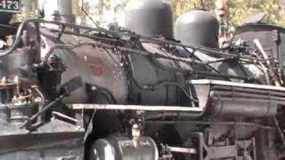 Durango and Silverton Cascade Canyon Winter Train 31710 Part 2 [upl. by Kerns257]