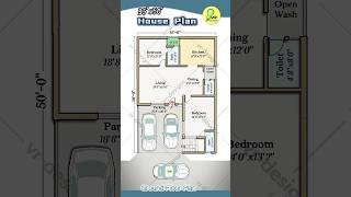 35× 50 house plan with 2 car parking 2bhk house design 35 by 50 houseplan homedesignhousemap [upl. by Player]