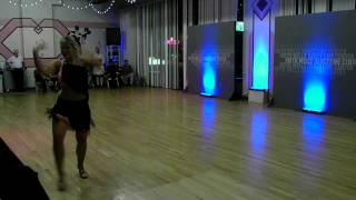 Solo Salsa dance performance [upl. by Elocel423]