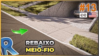 Como fazer um REBAIXO de MEIOFIO no REVIT [upl. by Connelly46]