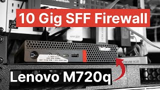 A pretty great Homelab firewall in a tiny package  The Lenovo M720q with SFP for OPNsense [upl. by Alyakem]