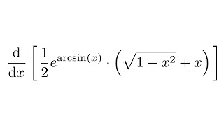 Derivative of 12earcsinxsqrt1x2x [upl. by Leanne]