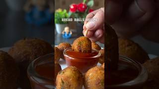 Bread Balls Recipe 🤤❤️😋👈 trending viralshorts trendingshorts breadballsrecipe [upl. by Aneleiram304]