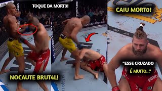 Alex Poatan NOCAUTEIA Jiri Prochazka no UFC 295 com SEU FAMOSO CRUZADO DE ESQUERDA e FAZ HISTÓRIA [upl. by Kezer429]