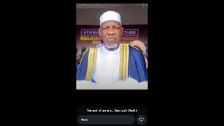 SHEIKH DR MUYIDEEN BELLO AJANI IS DEÅD [upl. by Tacita201]