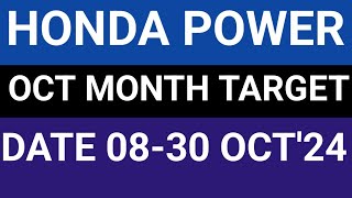 HONDA POWER STOCK LATEST NEWS UPDATES 8OCT24HONDA POWER PRODUCT SHARE LATEST NEWS UPDATES [upl. by Epoillac]