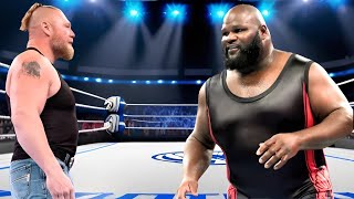 WWE 2K23  Brock Lesnar vs Mark Henry  FULL MATCH  WWE April 25 2024 [upl. by Baxy235]