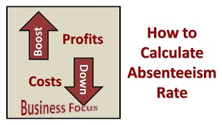 How to Calculate Absenteeism Rate [upl. by Lilla]