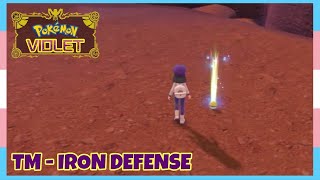 Where To Find TM Iron Defense In Pokemon Scarlet amp Violet  Location Quick Guide [upl. by Aihcats]