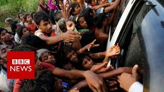 Myanmar conflict Rohingya refugee surge hits Bangladesh  BBC News [upl. by Erdnassak]