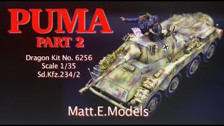 Puma Dragon Models  part 2 135th Scale model [upl. by Aillicsirp]