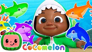 Baby Shark Color Song  Cody and Friends Sing with CoComelon [upl. by Nnyleve569]