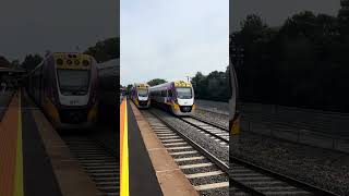 Vline VLocity 2222 leaving Castlemaine melbournetrains train vline fyp [upl. by Nadiya]