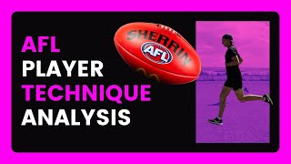 AFL Footballer Running Technique Analysis [upl. by Tiras]