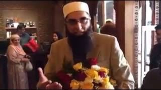 JUNAID JAMSHED IN AMERICA USA with KHALA FOZIA QASOORI [upl. by Liza247]