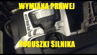 Wymiana prawej poduszki silnika Volvo C30 S40 V50 16 d  Poduszka silnika  Naprawa 15 [upl. by Anayit]