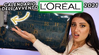 CALENDARIO DELLAVVENTO LOREAL 2021 🎁 [upl. by Yrram]