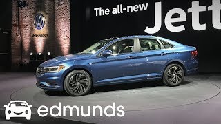 2019 Volkswagen Jetta  Unveil  Edmunds [upl. by Lait31]