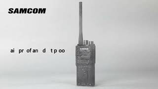 ✅SAMCOM CP850 10W portable two way radio for long range communication [upl. by Januisz]