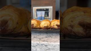 ULTIMATE Chocolate Croissants Upgrade shorts puffpastry [upl. by Lrak]