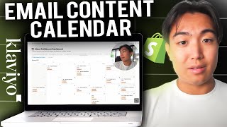 FREE Email Marketing Course How to Build an Email Content Calendar for Shopify [upl. by Mok]