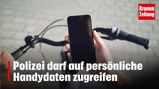 Neues EuGHUrteil Polizei darf auf persönliche Handydaten zugreifen  kronetv NEWS [upl. by Eidok]