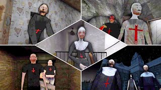 Dvloper All Games In Evil Nun Atmosphere Full Gameplay  Granny All Chapters 1 2 3 And The Twins [upl. by Hylan]