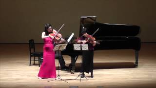 FKREISLER  Liebesfreud arranged for 2 violas and piano by Mamiko Kobayakawa [upl. by Hameean]